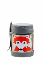 3 SPROUTS - Stainless Steel Food Thermos + Villa Fox Gray