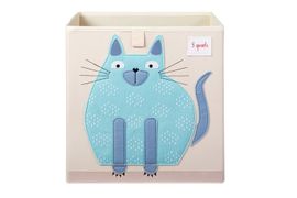 3 SPROUTS - Tároló doboz Cat Blue