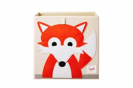 3 SPROUTS - Tároló doboz Fox Orange