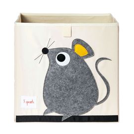 3 SPROUTS - Tároló doboz Mouse Gray