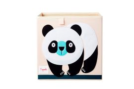 3 SPROUTS - Tároló doboz Panda Black