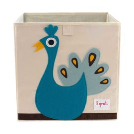 3 SPROUTS - Tároló doboz Peacock Blue