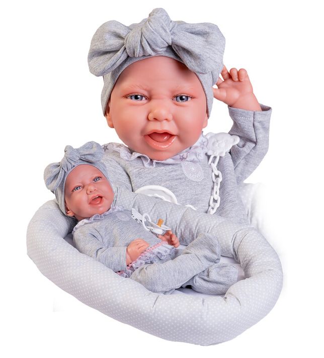 ANTONIO JUAN - 33228 CARLA - valósághű baba baba puha szövettesttel - 42 cm