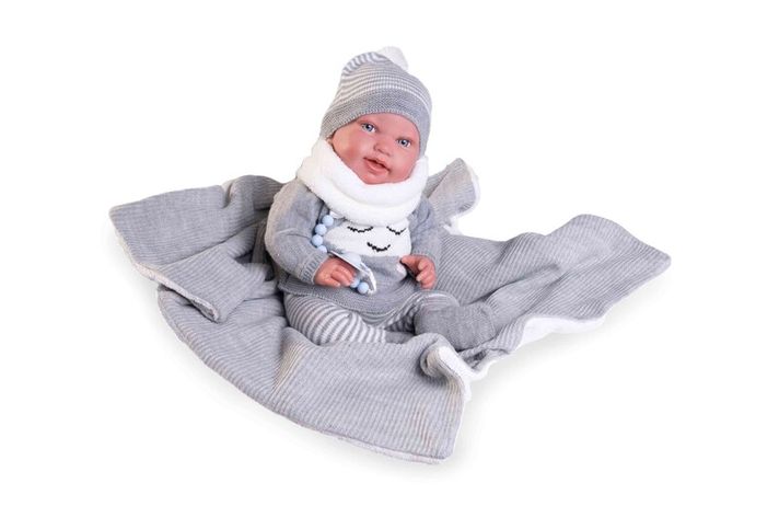 ANTONIO JUAN - 80114 SWEET REBORN PIPO - valósághű baba, puha kendővel