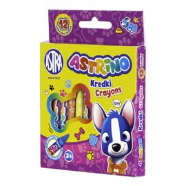 ASTRA - ASTRINO Gyermek grafit színező ceruzák fa nélkül, 12 darabos készlet, 316121001