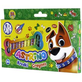 ASTRA - ASTRINO Gyermek grafit színező ceruzák fa nélkül, 24 darabos készlet, 316121002