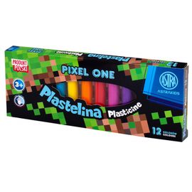 ASTRA - Iskolai gyurma 12 szín MINECRAFT Pixel One, 303221005