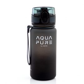 ASTRA - Egészséges palack AQUA PURE 400 ml - grey/black, 511023005