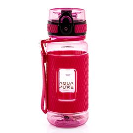 ASTRA - Egészséges palack AQUA PURE 400 ml - neon pink, 511023007