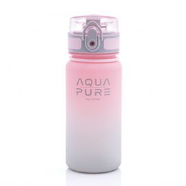 ASTRA - Egészséges palack AQUA PURE 400 ml - pink/grey, 511023001