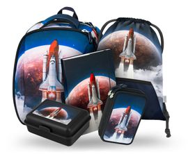 BAAGL - KÉSZLET 5 Shelly Space Shuttle: aktatáska, tolltartó, táska, tányérok, doboz