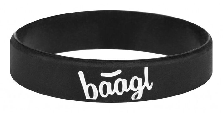 BAAGL - Világító logós karkötő Fekete