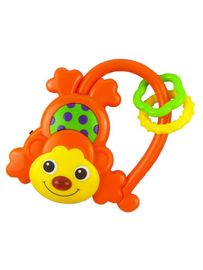 BABY MIX - Gyermek zenélő csörgőmajmocska narancssárga