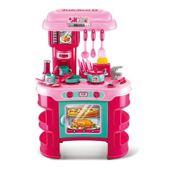 BABY MIX - Gyermek konyha Little Chefrózsaszín 32 db