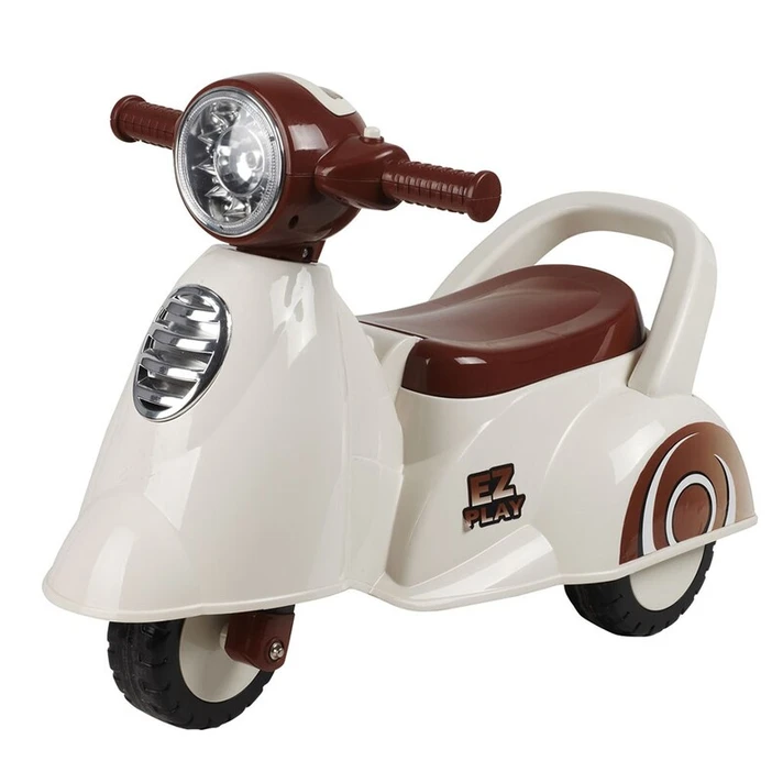 BABY MIX - Gyerek zenélős jármű motorScooter fehér