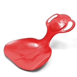 BABY MIX - Gyerek műanyag hócsúszka popsi szánkó COMFORT LINE M piros