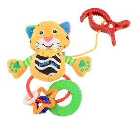 BABY MIX - Plüss játék csörgővel tiger