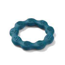 BABYONO - Harapós szilikon kék gyűrű