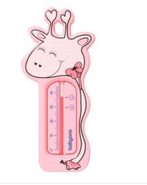 BABYONO - Vízhőmérő - zsiráf rózsaszínű
