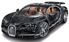 BBURAGO - 1:18 LIMITÁLT Bugatti Chiron Crystal verzió