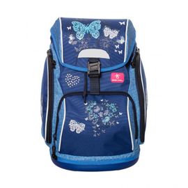BELMIL - BelMil Iskolai hátizsák 404-31 Blue Butterflie