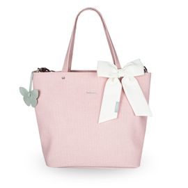 BEZTROSKA - Matylda táska masnival rózsaszín púderrel