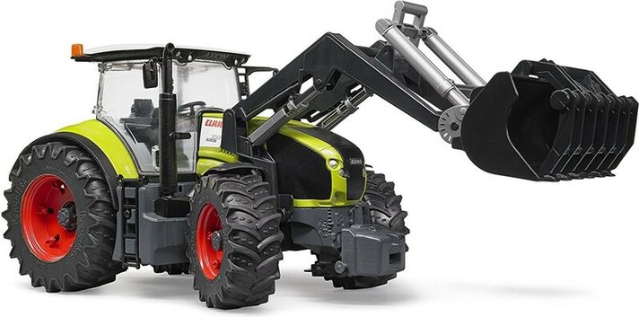 BRUDER - 03013 Claas Axion 950 traktor homlokrakodóval