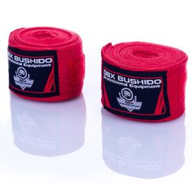 BUSHIDO - Boxing wrap DBX piros