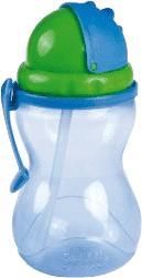 CANPOL BABIES - Sport palack szívószállal 370ml - kék