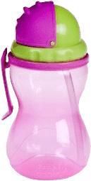 CANPOL BABIES - Sport palack szívószállal 370ml - rózsaszín