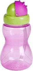 CANPOL BABIES - Sport palack szívószállal kicsi 270ml - rózsaszín