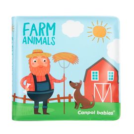 CANPOL BABIES - Mezőgazdasági állatok puha nyikorgó könyv