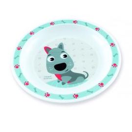 CANPOL BABIES - Műanyag tányér CUTE ANIMALS - kutya