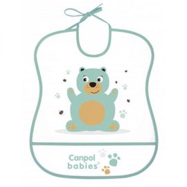 CANPOL BABIES - Puha műanyag melltartó Cute Animals macko