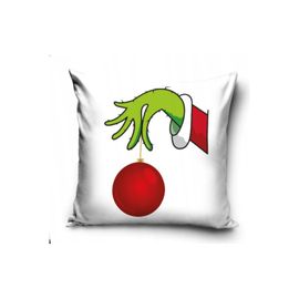 CARBOTEX - Karácsonyi párnahuzat Grinch, 40/40cm, PNL237009