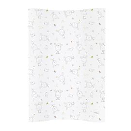 CEBA - COSY 2 négyzet alakú puha pelenkázó alátét (50x70) Dream dots fehér