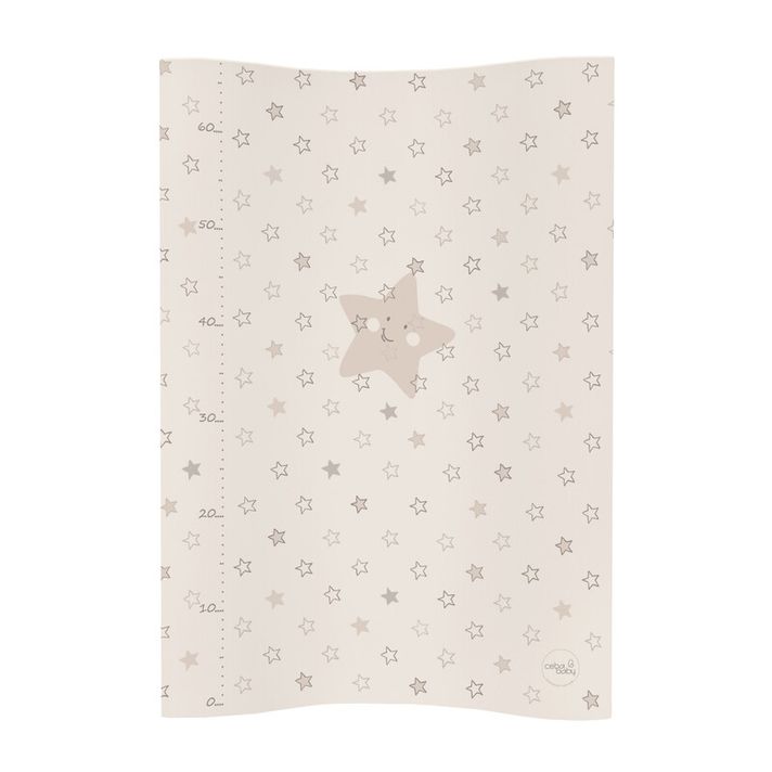 CEBA - Puha 2 oldalas pelenkázó szőnyeg COSY (50x70) Stars bézs színű