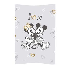 CEBA - COSY 50x70 Disney Minnie&Mickey szürke puha pelenkázó alátét