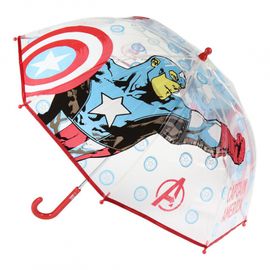 CERDÁ - Gyermek esernyő  AVENGERS Captain America Transparent, 2400000548