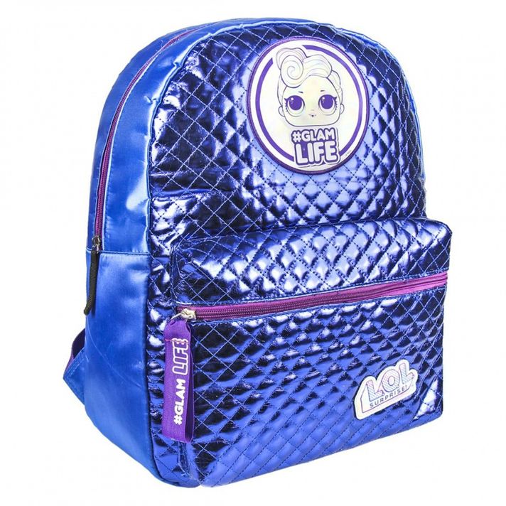 CERDÁ - Lányok stílusos hátizsák L.O.L. Surprise Fashion Blue, 40cm, 2100002695