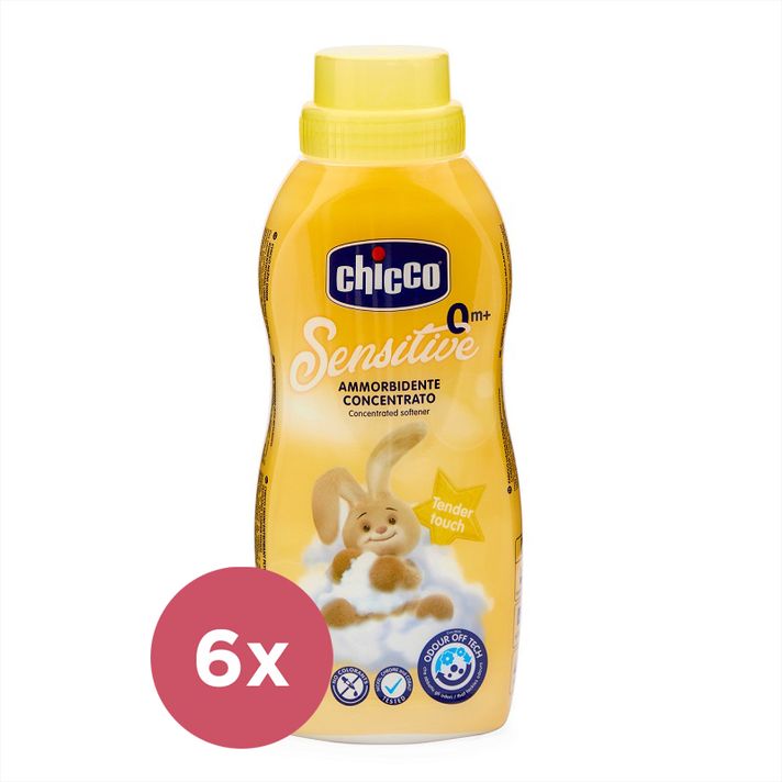 CHICCO - 6x Koncentrált lágyítószer Gentle touch 750 ml