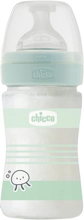 CHICCO - Üveg cumisüveg Well-being szilikon 150ml uni