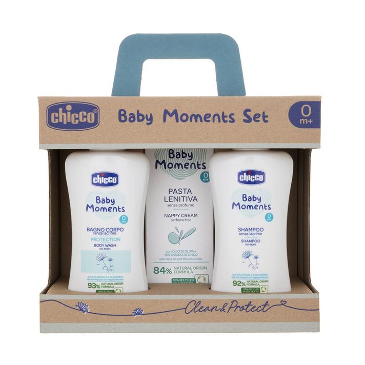 CHICCO - Baby Moments kozmetikai ajándékcsomag 0m+