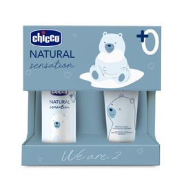 CHICCO - Natural Sensation kozmetikai ajándékcsomag - We Are Two 0m+