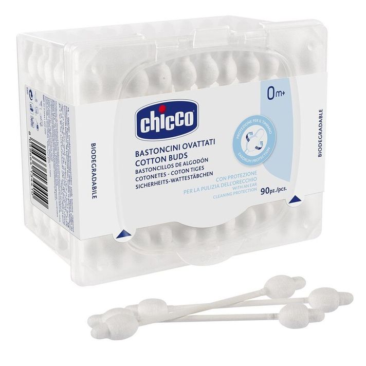 CHICCO - Anatómiai pamutpálcika 90 db