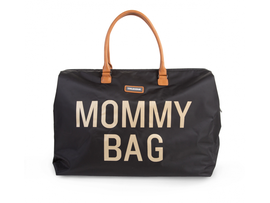 CHILDHOME - pelenkázó táska Mommy Bag Nagy Fekete Arany