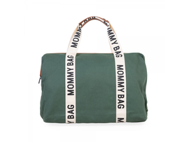 CHILDHOME - Pelenkázó táska Mommy Bag Canvas Green