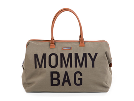 CHILDHOME - pelenkázó táska Mami táska vászon Khaki színű