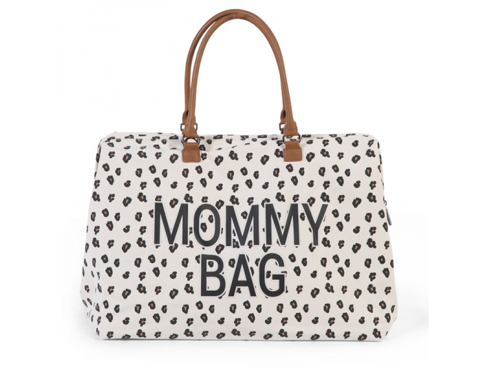 CHILDHOME - pelenkázó táska Mommy Bag Canvas Leopard