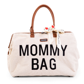 CHILDHOME - pelenkázó táska Mommy Bag Teddy Off White